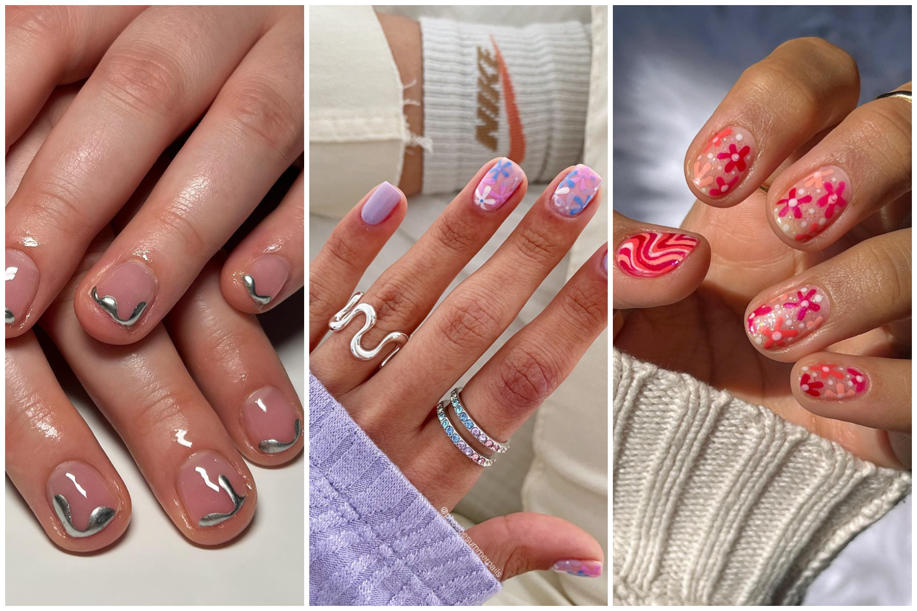25 Trendy And Chic Designs For Short Nails - Styleoholic